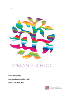 Art Curriculum Booklet Front Cover