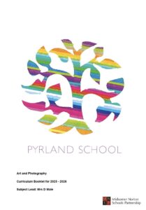 Art Curriculum Booklet Front Cover