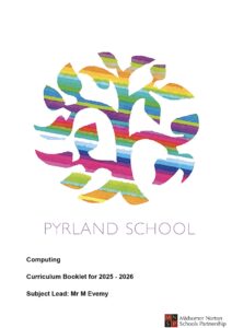 Computing Curriculum Booklet Front Cover