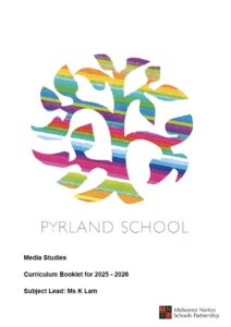 Media Curriculum Booklet Front Cover