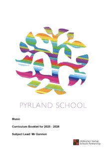 Music Curriculum Booklet Front Cover